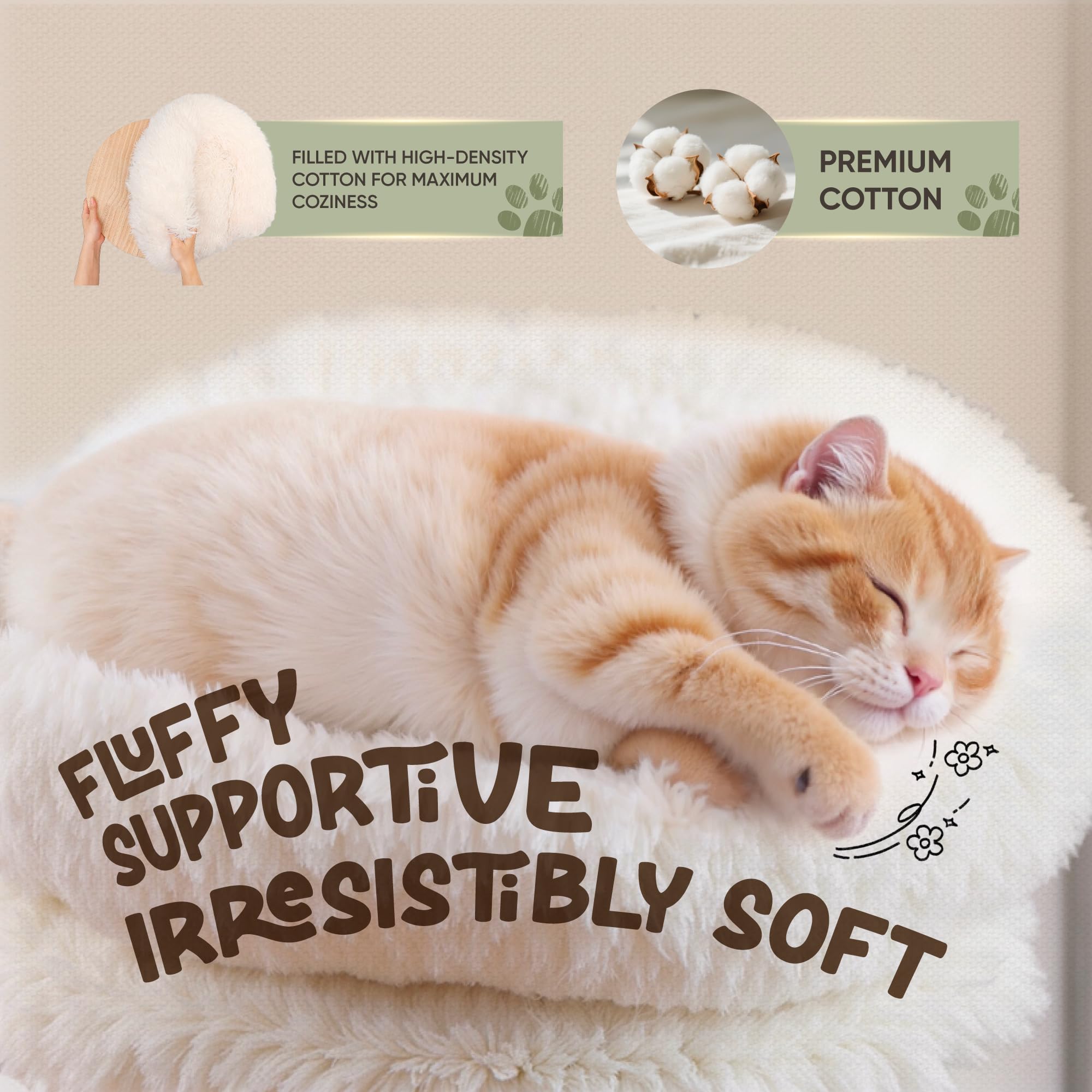 Nuzzle Nest cat desk bed-in-use shows cozy companionship while you work.