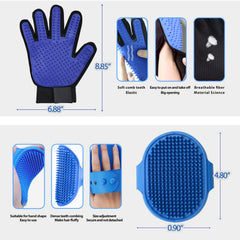 NVNAN dog bath gloves in action for gentle fur removal during wash