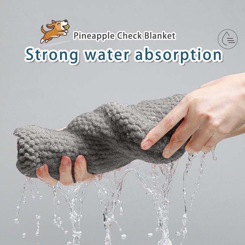 NVNAN extra large dog towel gray 40x24 car-travel protection absorbs moisture on the go.