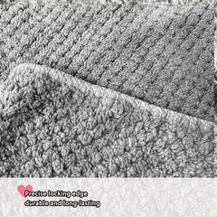 NVNAN extra large dog towel gray 40x24 during grooming session for post-wash wipe.