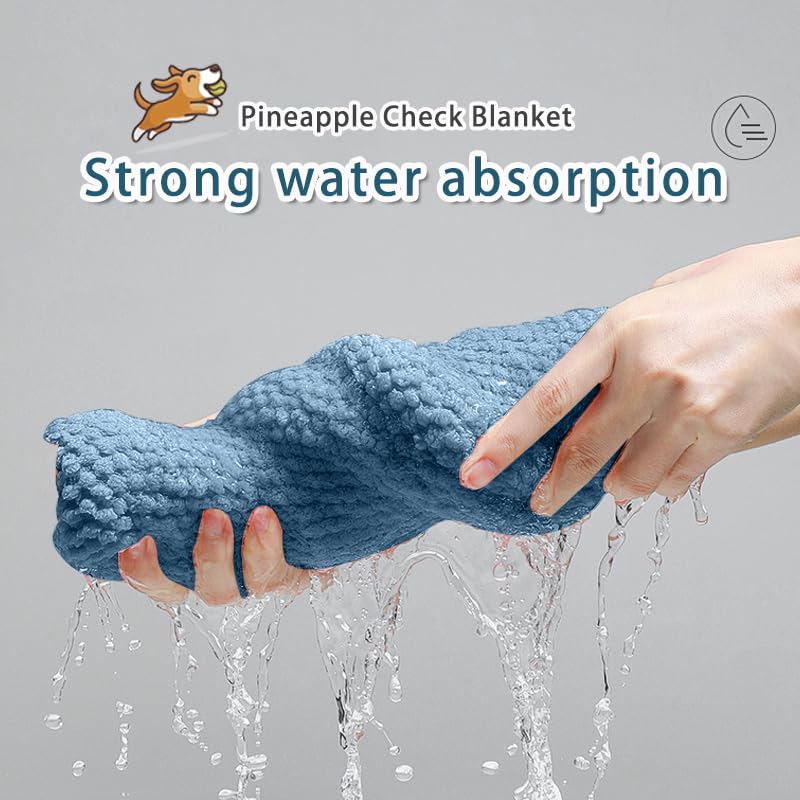 NVNAN Microfiber Dog Towels blue furniture protection for pet spaces