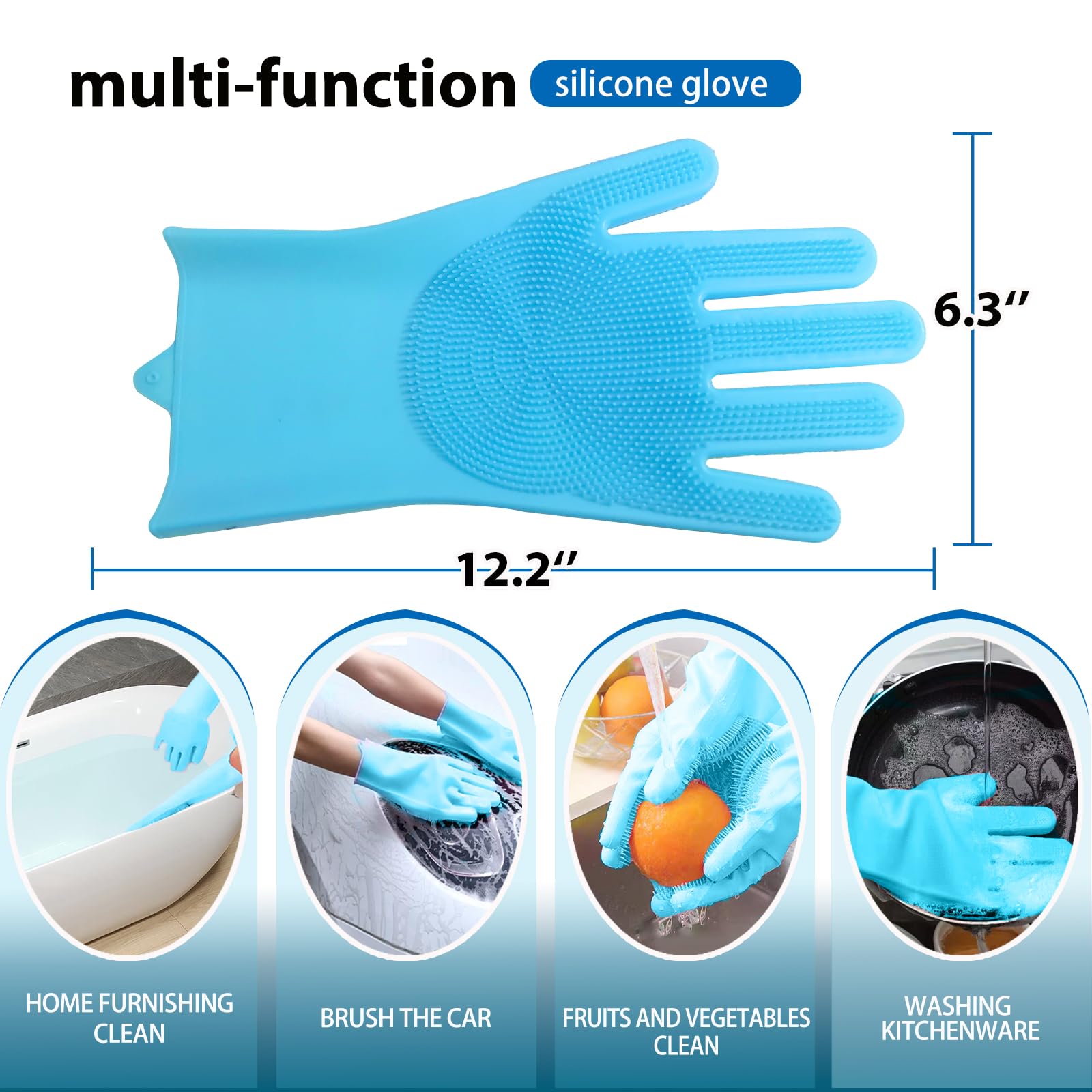 NVNAN multipurpose cleaning glove suitable for baths and home chores