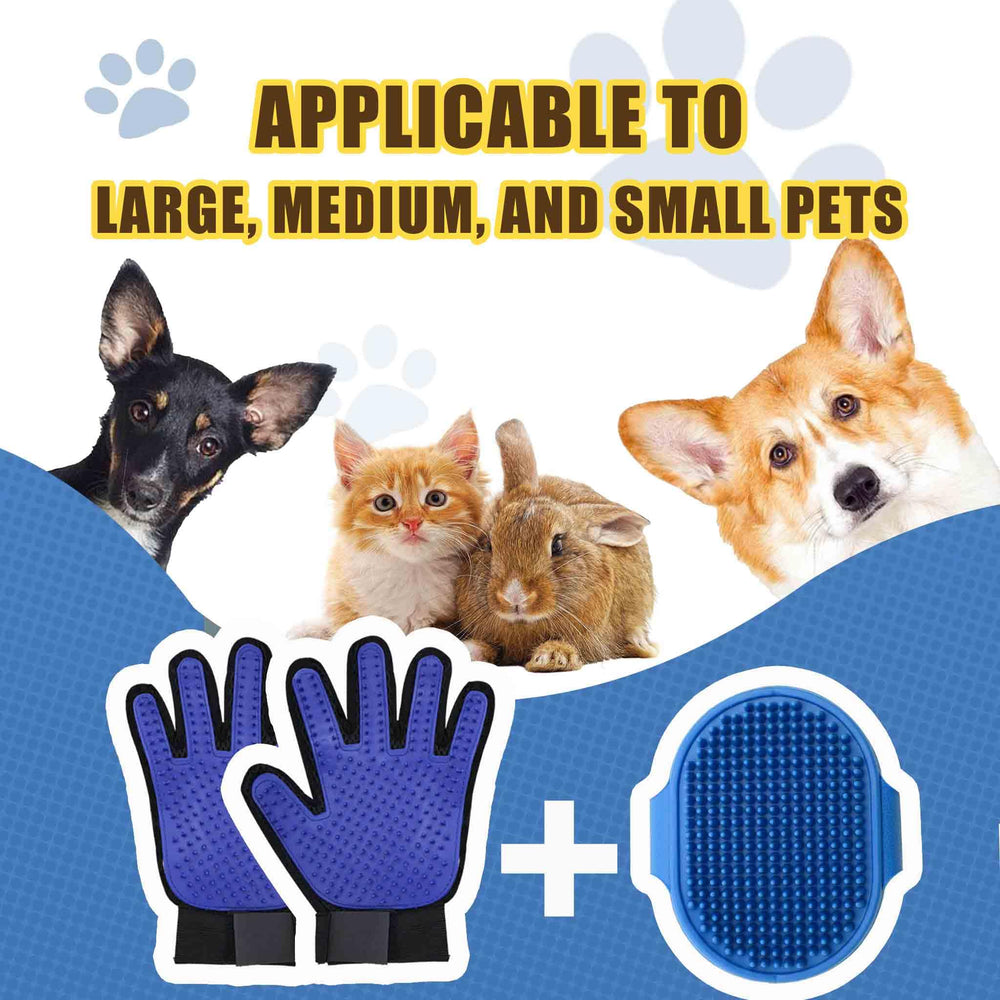 NVNAN pet grooming kit works for all fur types during bath time