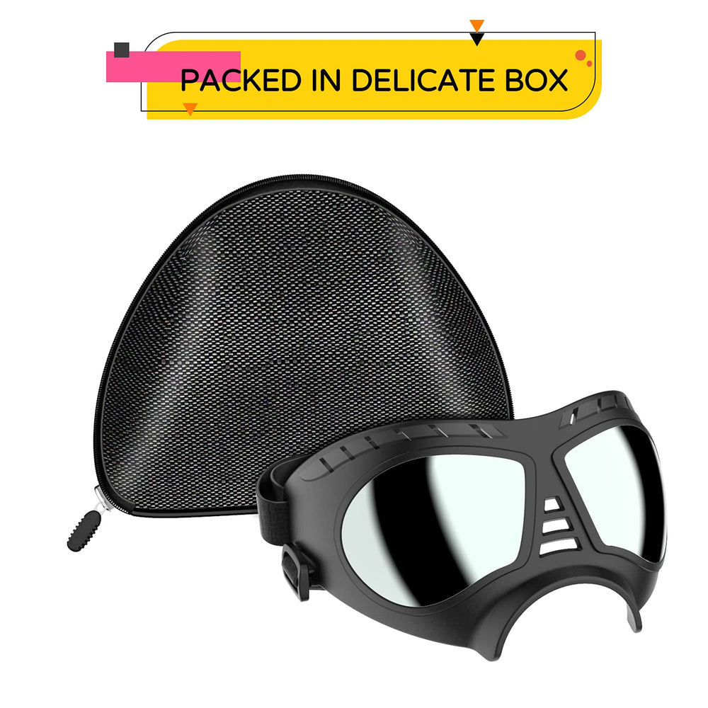 NVTED sizing guidance helps proper fit for dog goggles