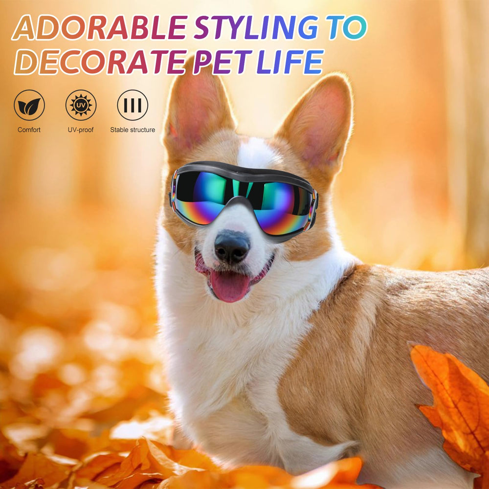 NVTED dog sunglasses adjustable strap detail for secure fit