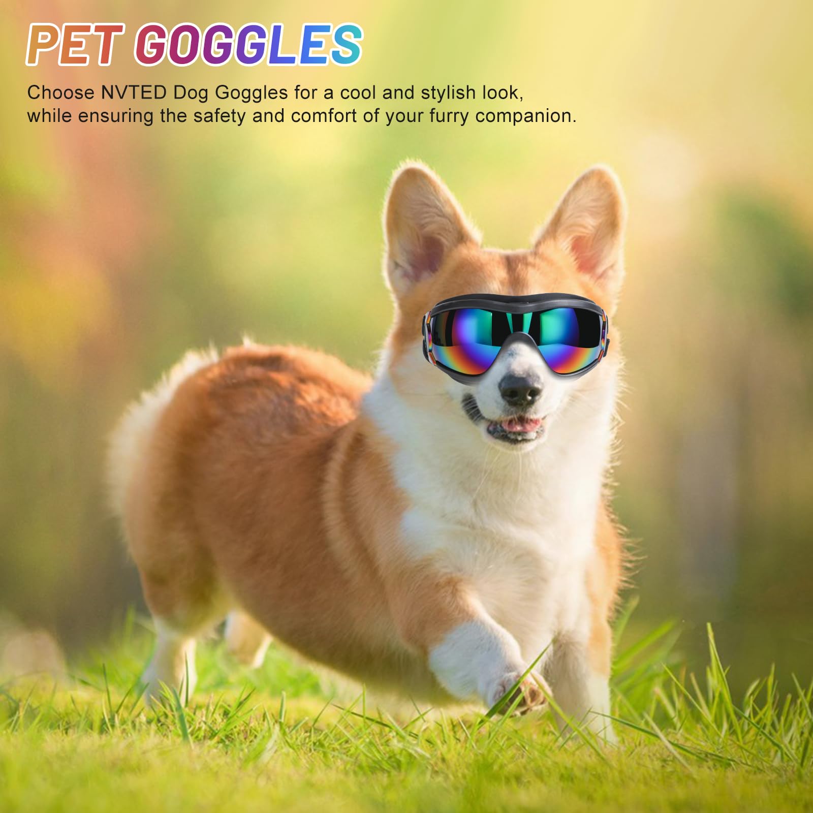 NVTED dog sunglasses soft-frame comfort reducing eye pressure