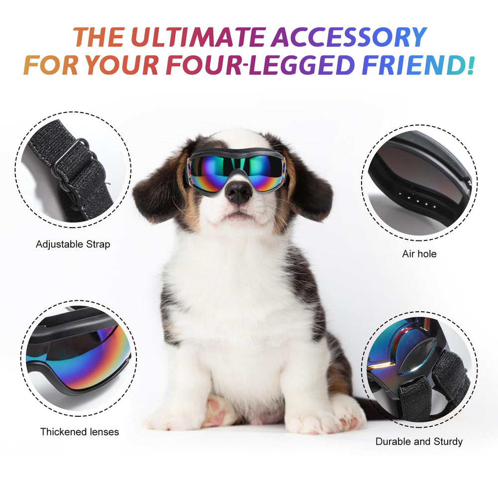 NVTED dog sunglasses wind and debris shield in outdoor use