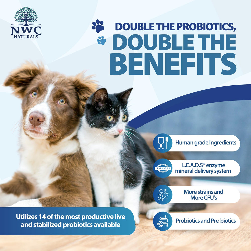 NWC Naturals Total-Biotics features MGG Chelate stabilized glutamine for advanced gut support.