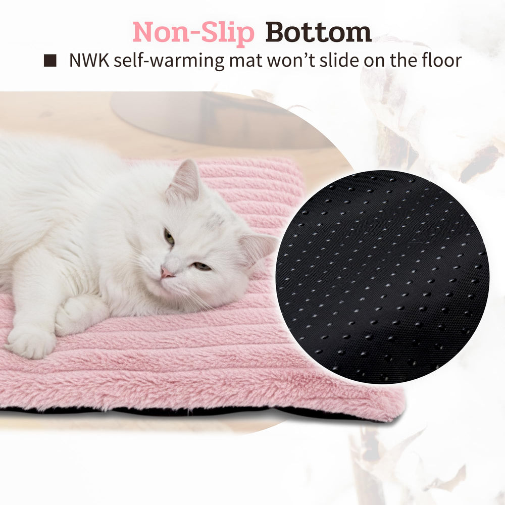 NWK blush pink small mat ready for travel and storage