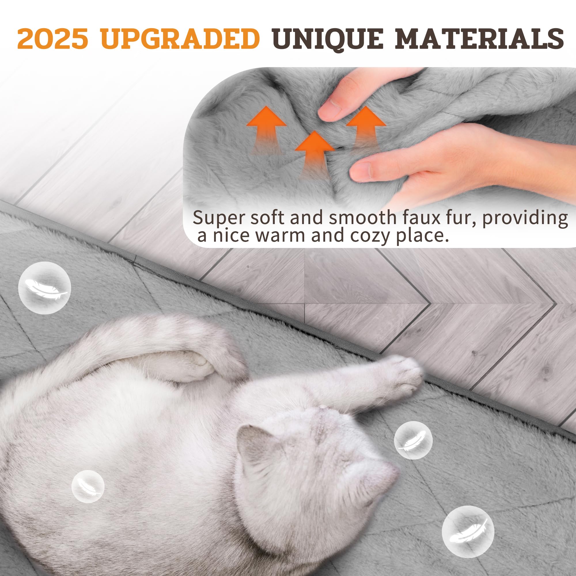 NWK Fluffy Self-Warming Mat heat reflection boosts warmth