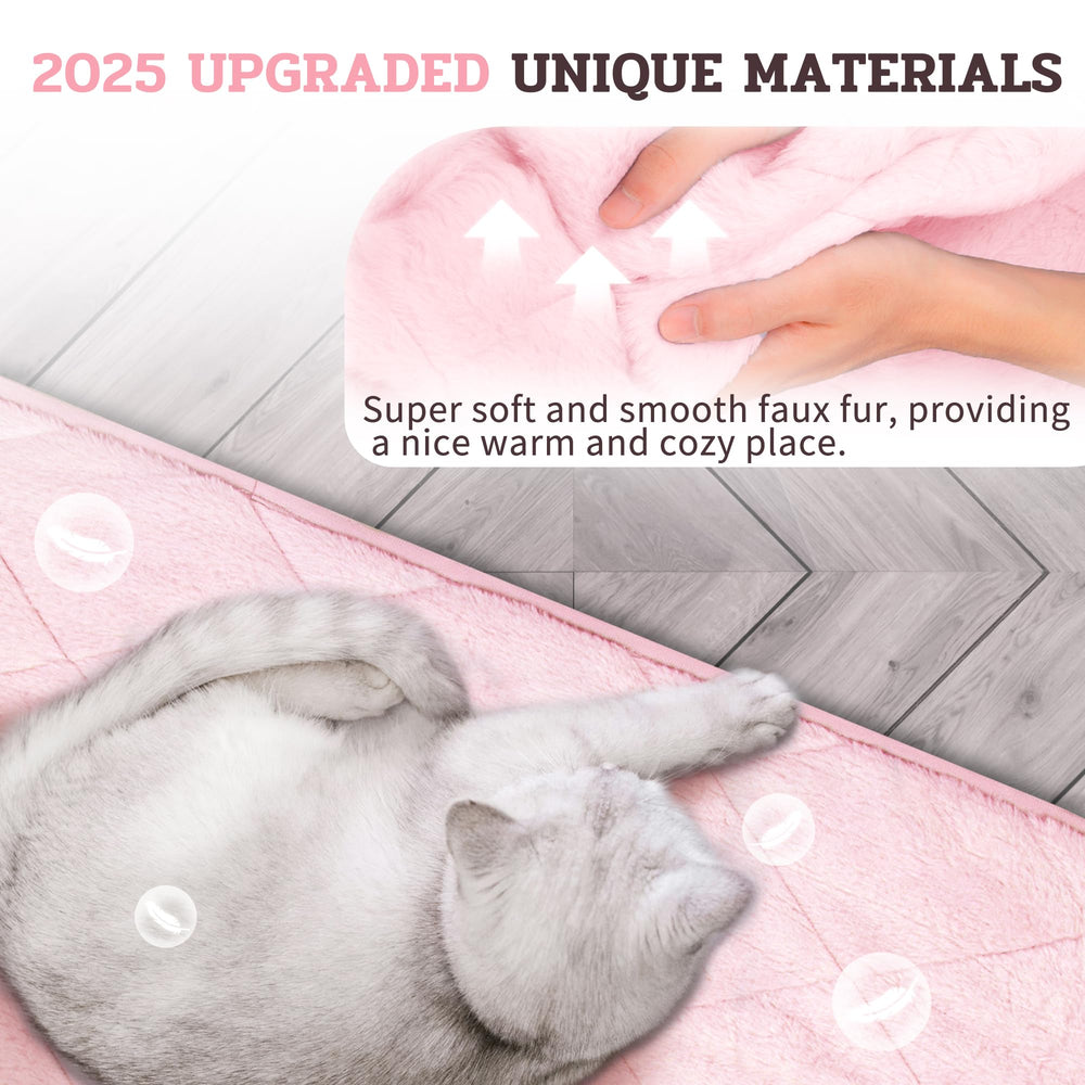NWK Fluffy Self-Warming Cat Mat soft texture shot for comfortable lounging