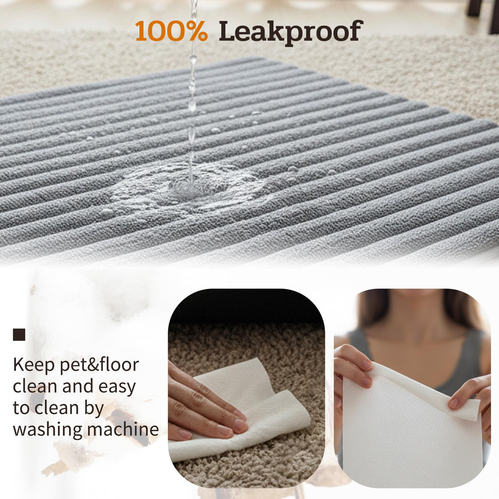 NWK non-slip bottom grips floors to stop sliding during pet play.