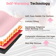 NWK pack4 thermal pet mats on sofa demonstrate versatile home placement