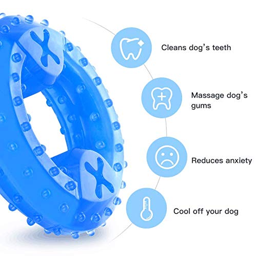 NWK Pet Teether Cooling Chew Toy Puppy Size fits teething puppies perfectly.