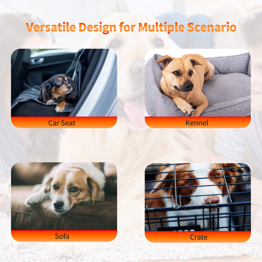NWK versatile sizes fit sofas, crates, cars for versatile pet comfort.