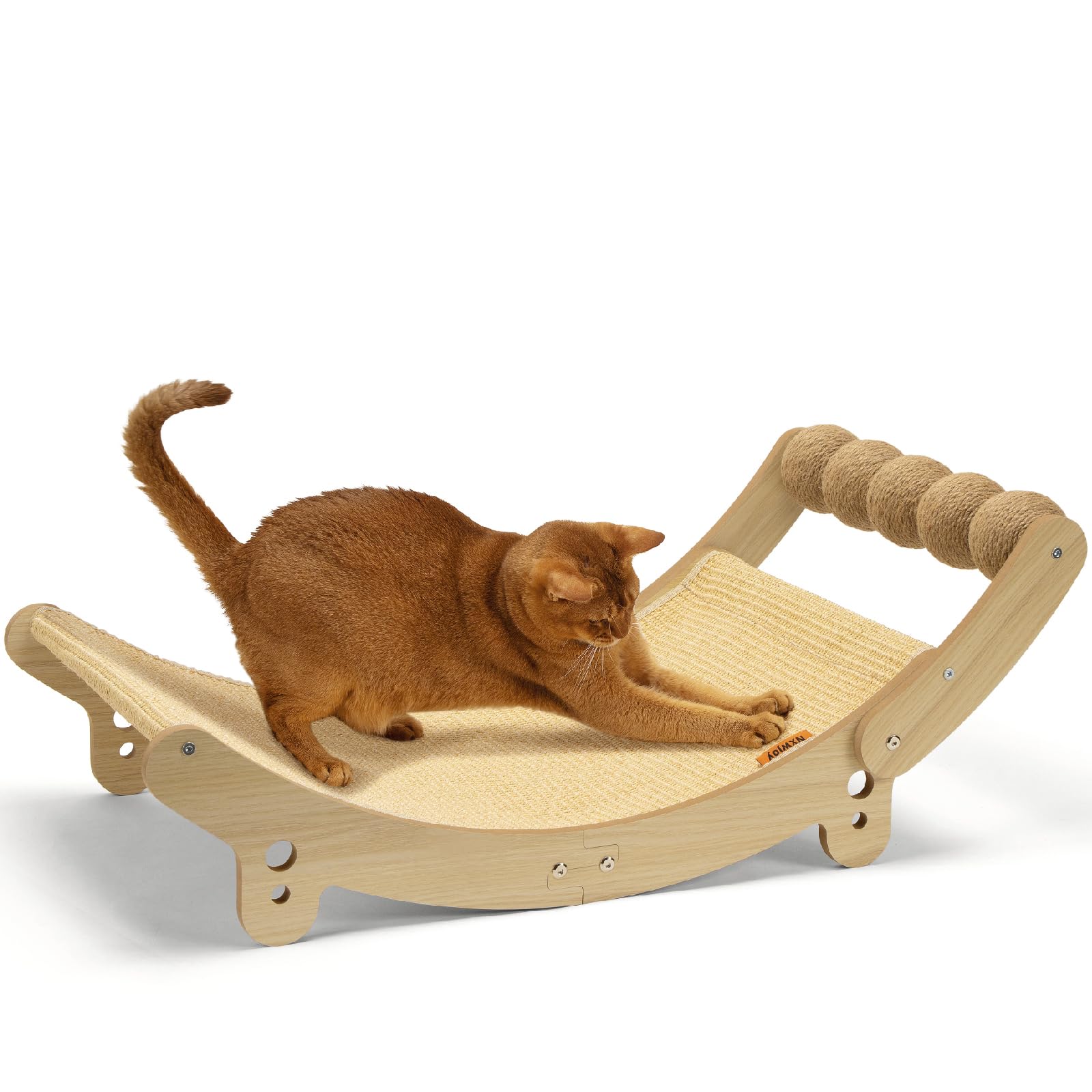 Nxwjoy cat sisal bed large outer view for scratching and lounging.