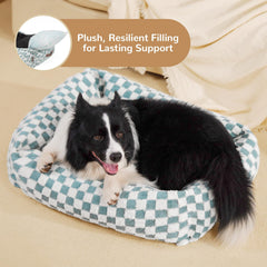 Nxwjoy dog bed removable washable cover simplifies cleaning after messy paws