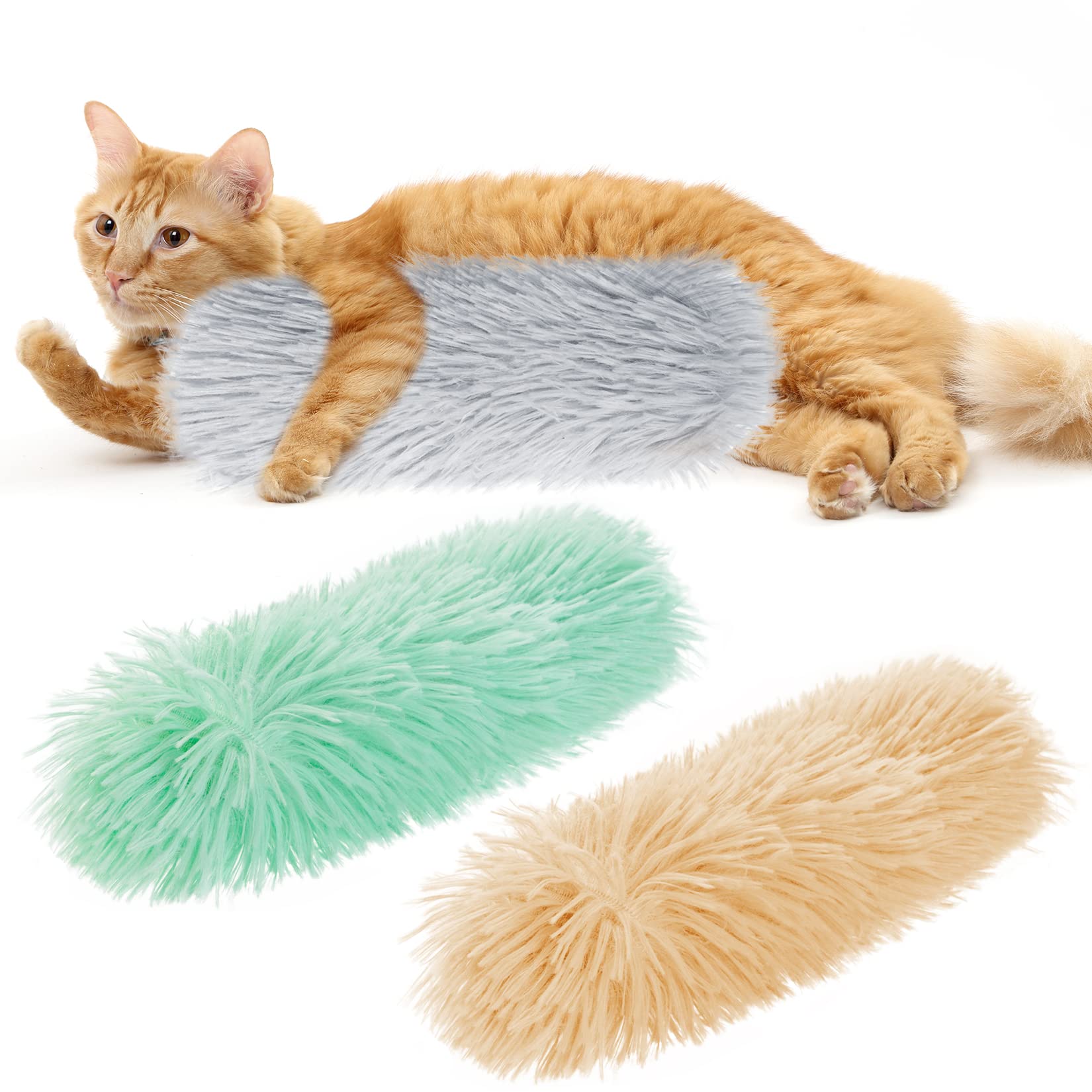 Nydotd plush fabric detail emphasizes soft texture and safe surface for kittens.