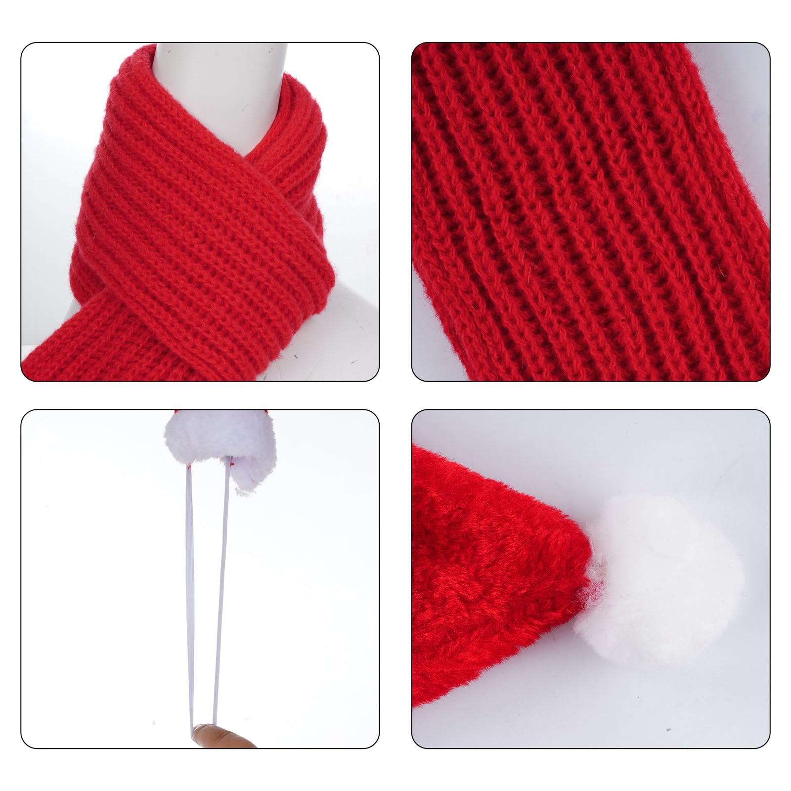 Nydotd Santa hat elastic-band closeup; secure fit during festivities.
