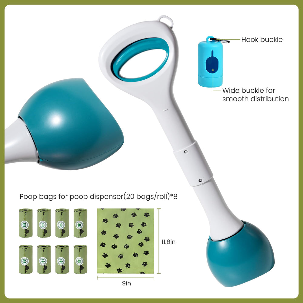 NYEONHRT dog pooper scooper one-handed design for effortless cleanup