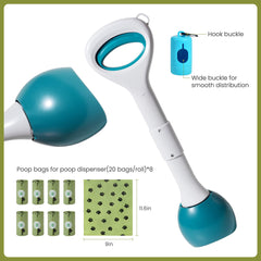 NYEONHRT dog pooper scooper one-handed design for effortless cleanup