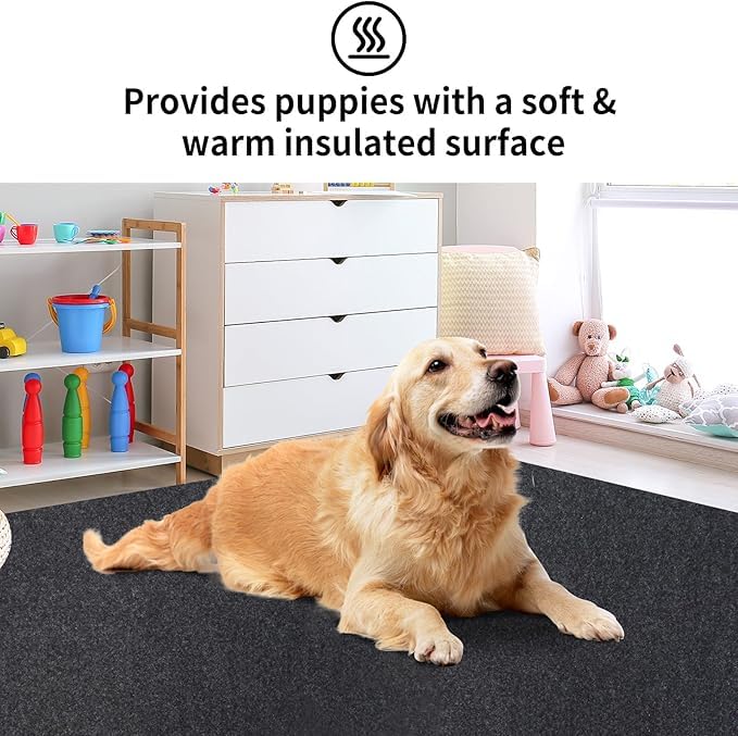 NYFITY Kennel Pad easy to clean with hose or mild detergent.