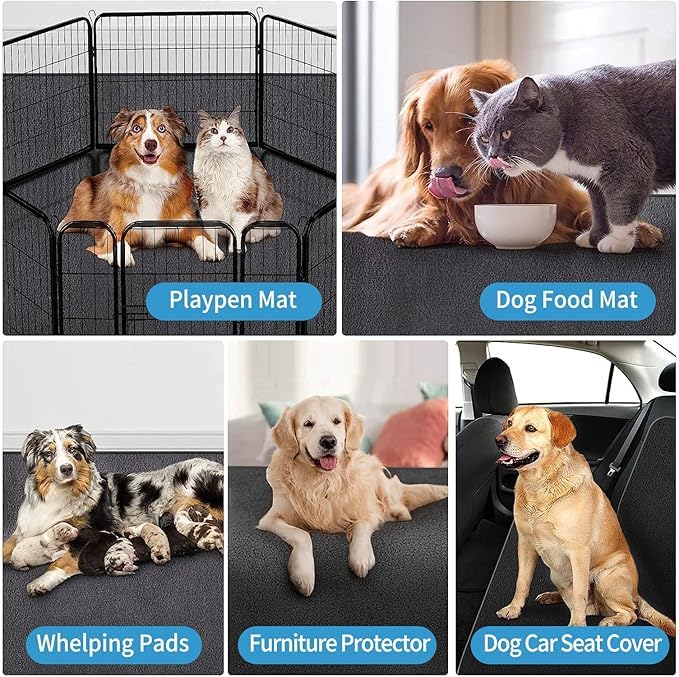 NYFITY Kennel Pad is washable and durable for repeated use.