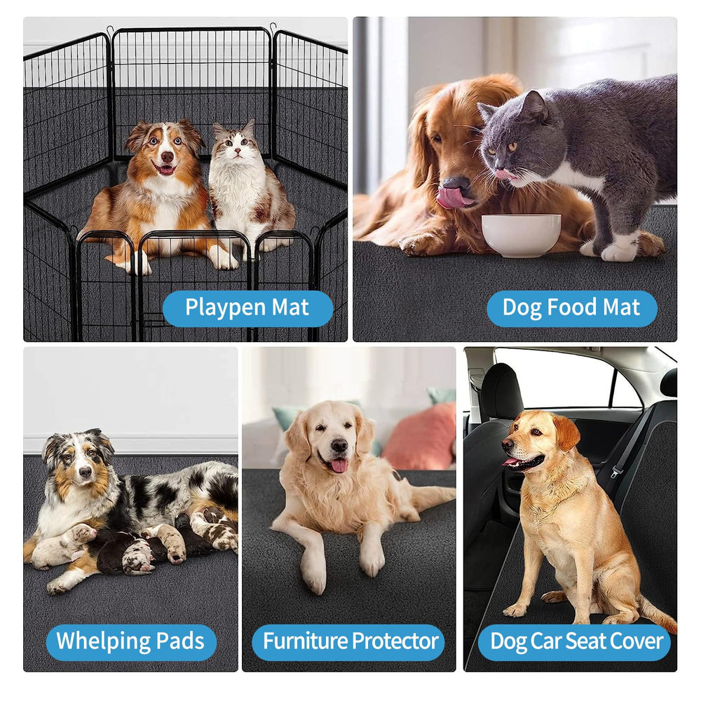 NYFITY washable kennel pad is easy to clean and reuse.