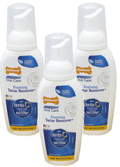 Nylabone Advanced Oral Care foaming tartar remover 4oz 3-pack for daily dog dental cleaning