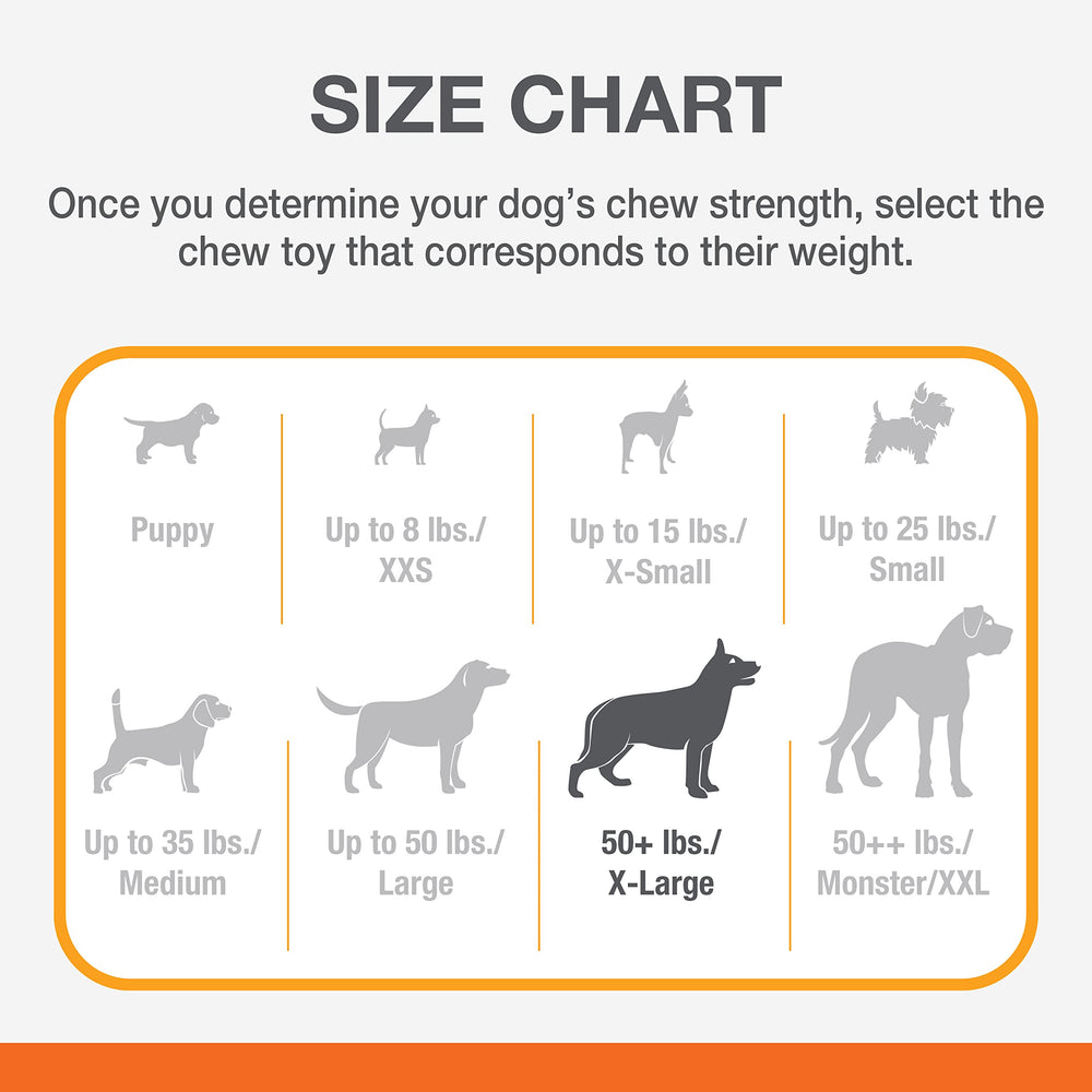Axis Bone chew toy xlarge-50lbs design suits dogs over 50 pounds