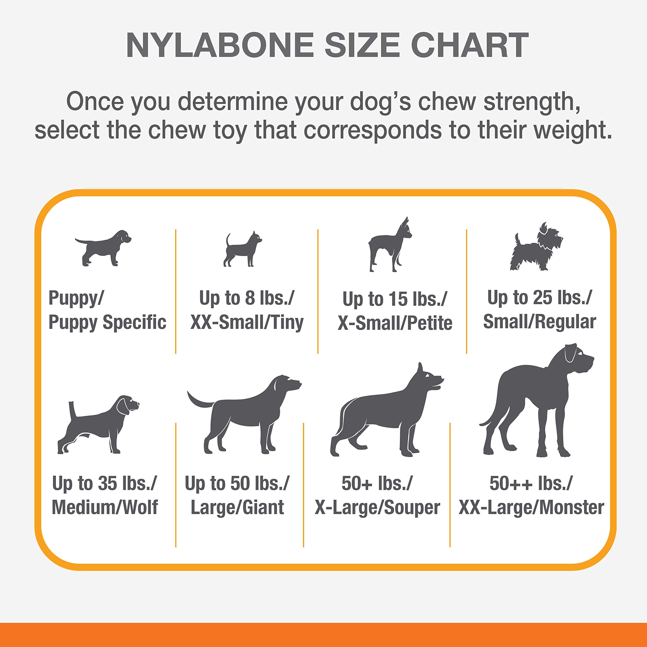 Nylabone Barbell USA-made tag confirms domestically crafted chew toy