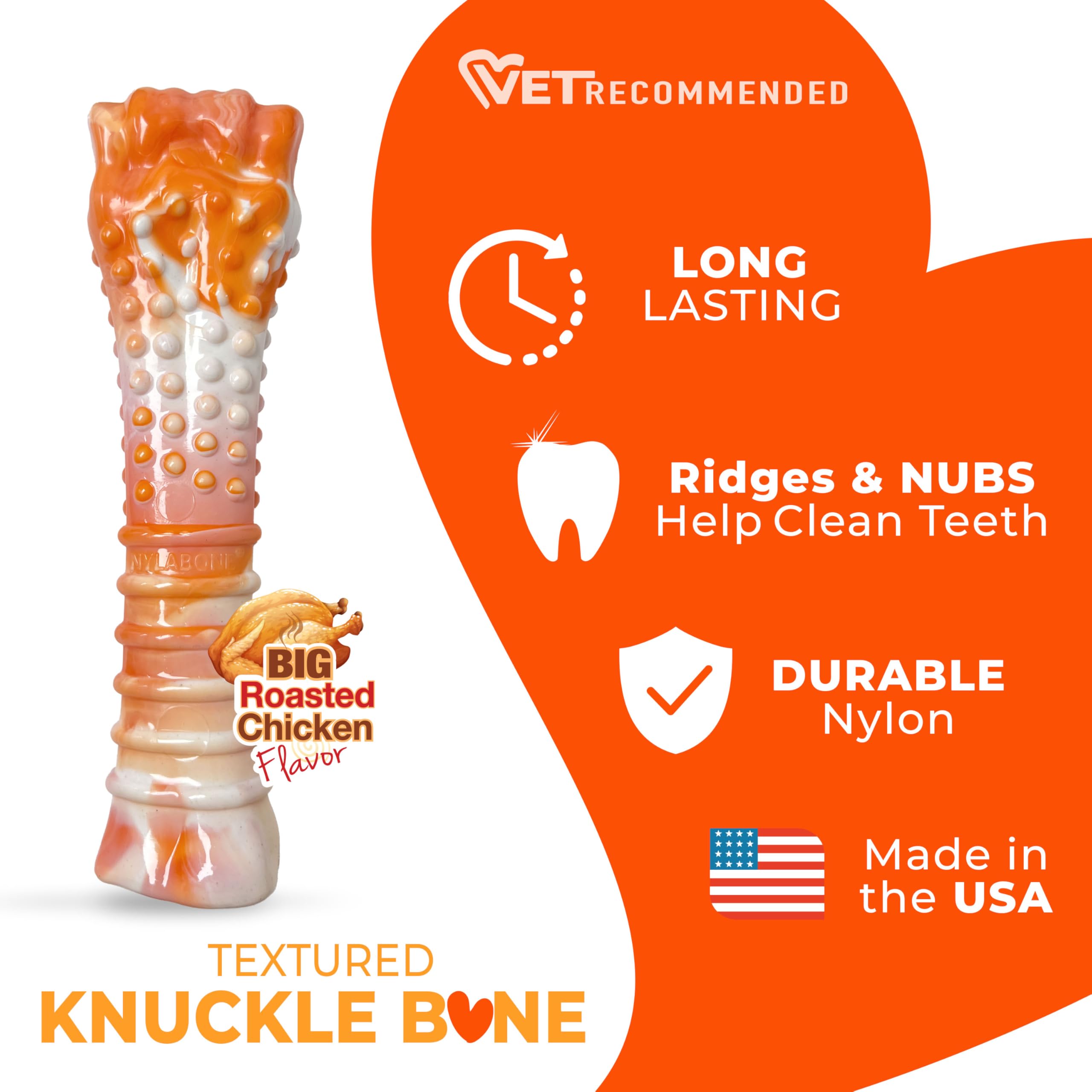 Nylabone dog dental-chew supports breath-freshening chewing sessions.