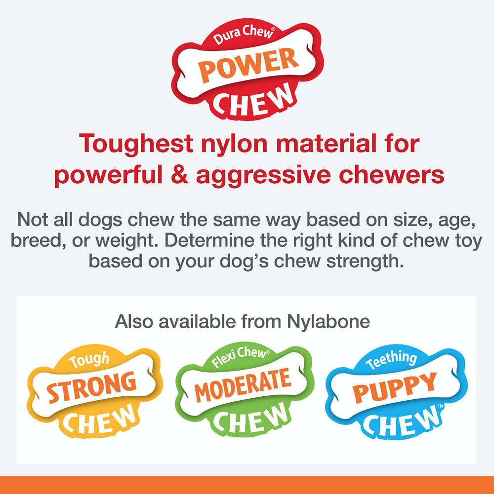 Nylabone Flavor Frenzy XL bone shows Philly Cheesesteak flavor for tasty, extended chews