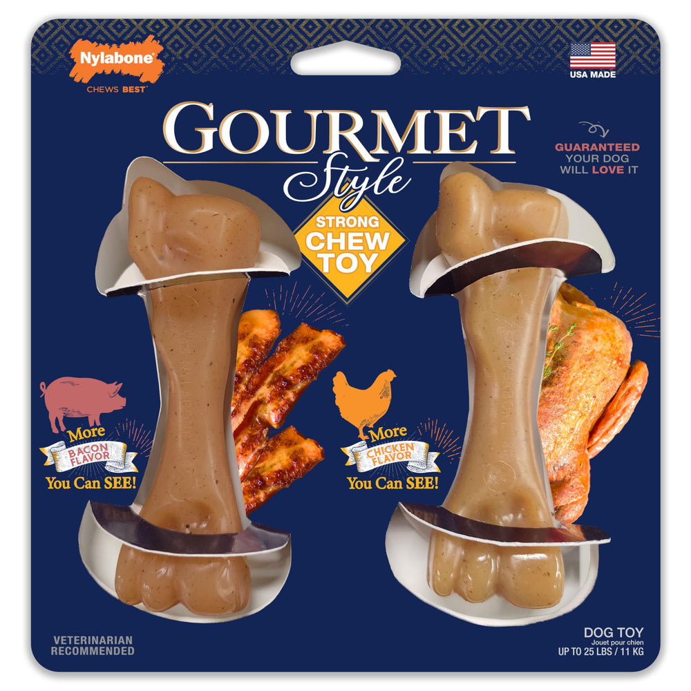 Nylabone Gourmet Style USA made label on packaging