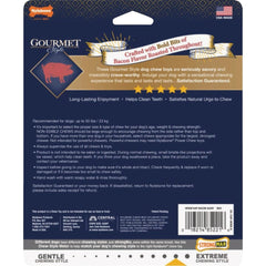 Nylabone Gourmet Style Wishbone USA-made veterinarian-recommended for safe chewing.