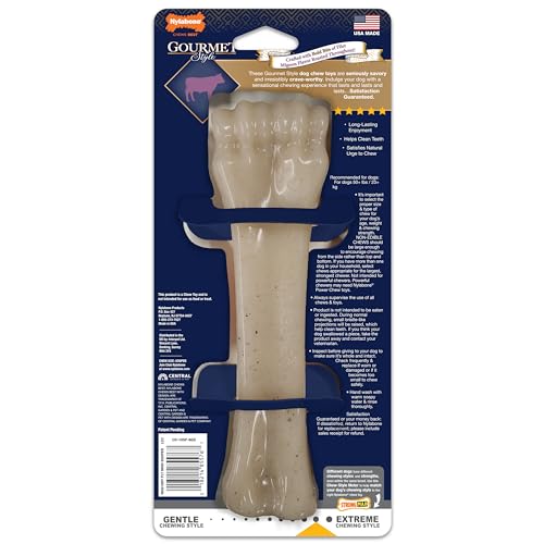 Nylabone Gourmet Uso diario, satisfacción al morder durante horas.