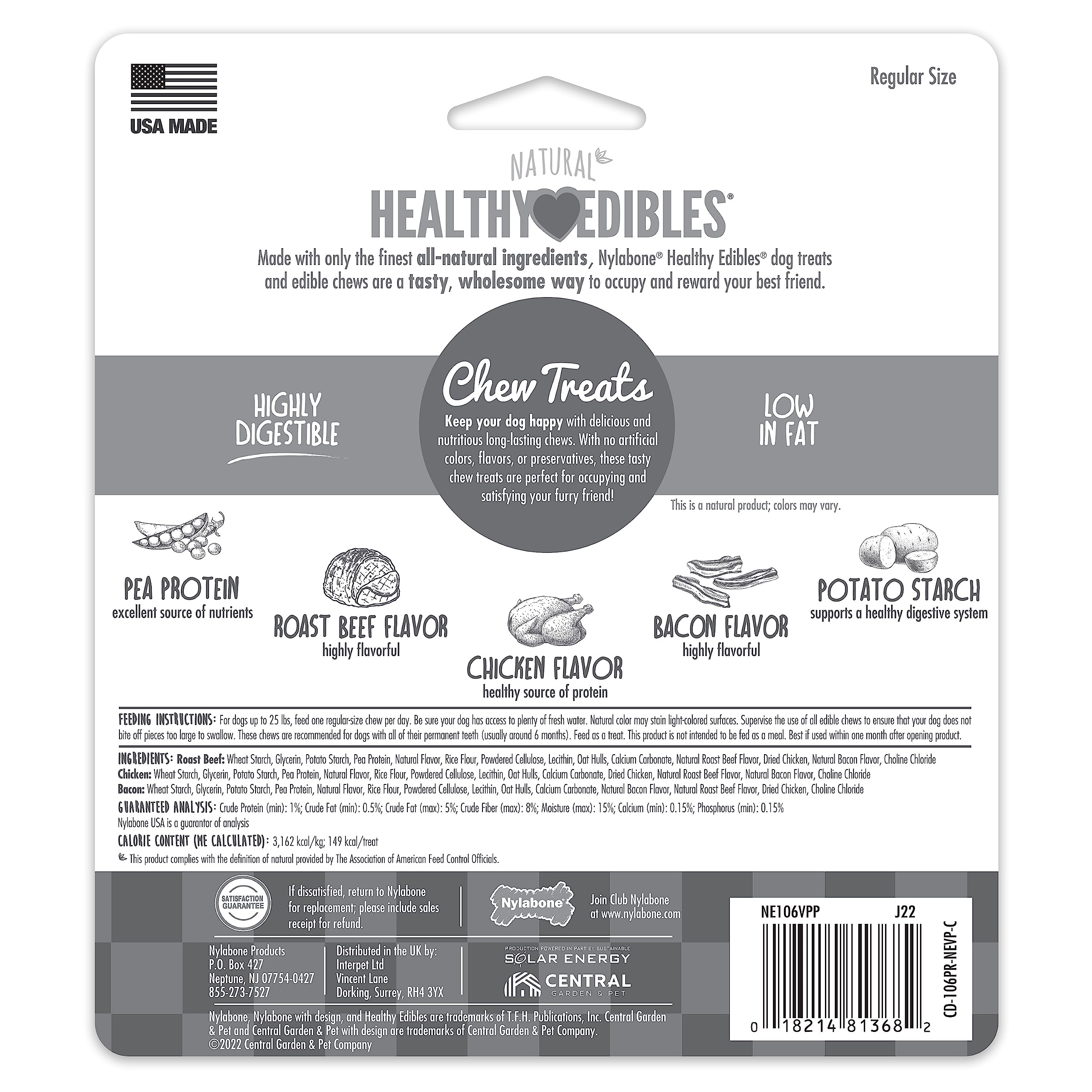 Nylabone Healthy Edibles pea protein ingredient spotlight recognizing heart-friendly nutrition