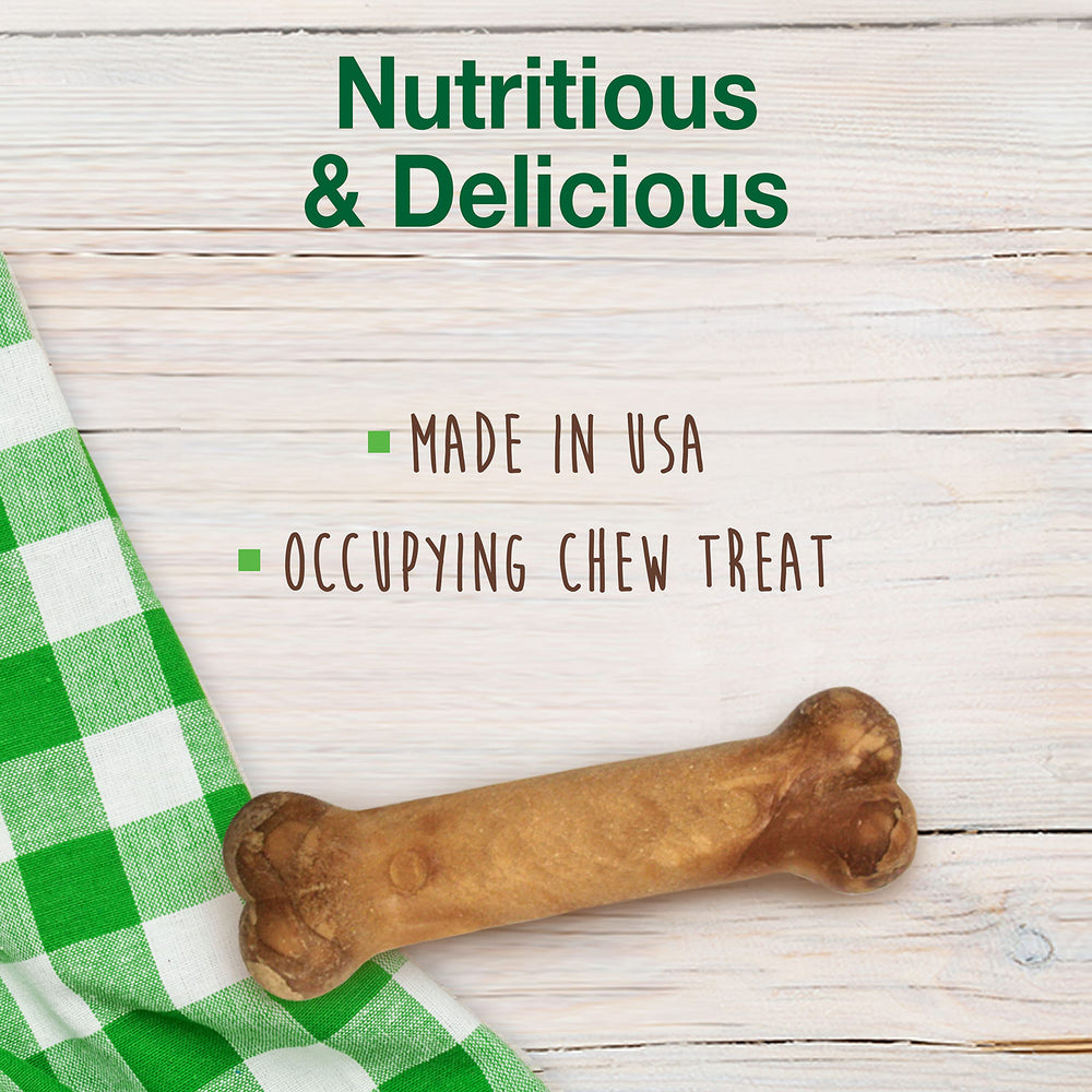 Close-up of roast beef chew texture from Nylabone Healthy Edibles.