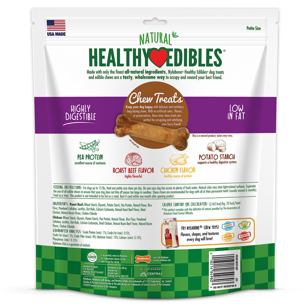 Nylabone USA-made badge on packaging signals quality and heritage.