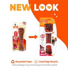 Nylabone Juguete masticación resistente para perros XXL mantiene entretenido.