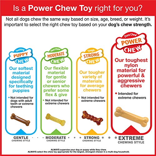Nylabone Marrow Bone Alternative safe chew material for long lasting play