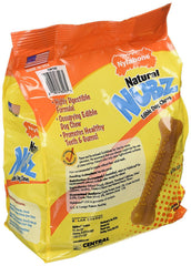 Nylabone Natural Nubz chews closeup highlighting durable texture aiding teeth cleaning.
