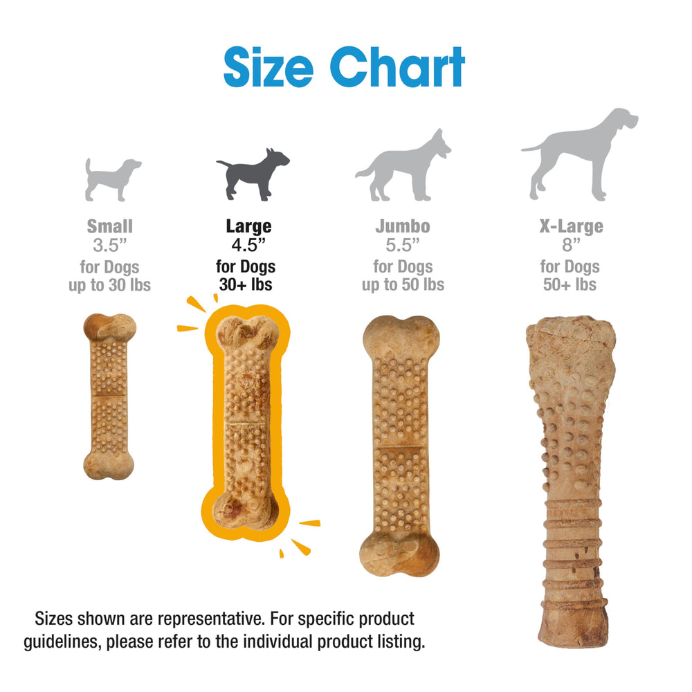 Nylabone Nubz dental care at home supports routine oral health.