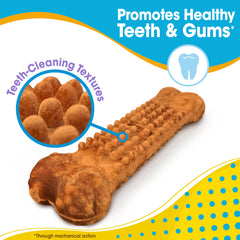 Nylabone Nubz DHA Omega-3 ingredient panel highlights added nutrition for development