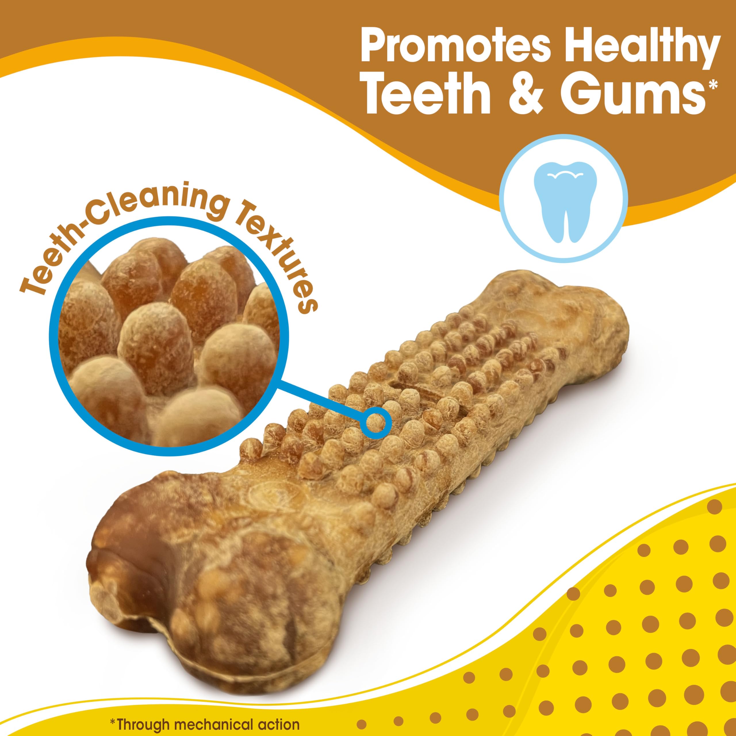 Nylabone Nubz USA-made packaging highlights quality and safety standards.