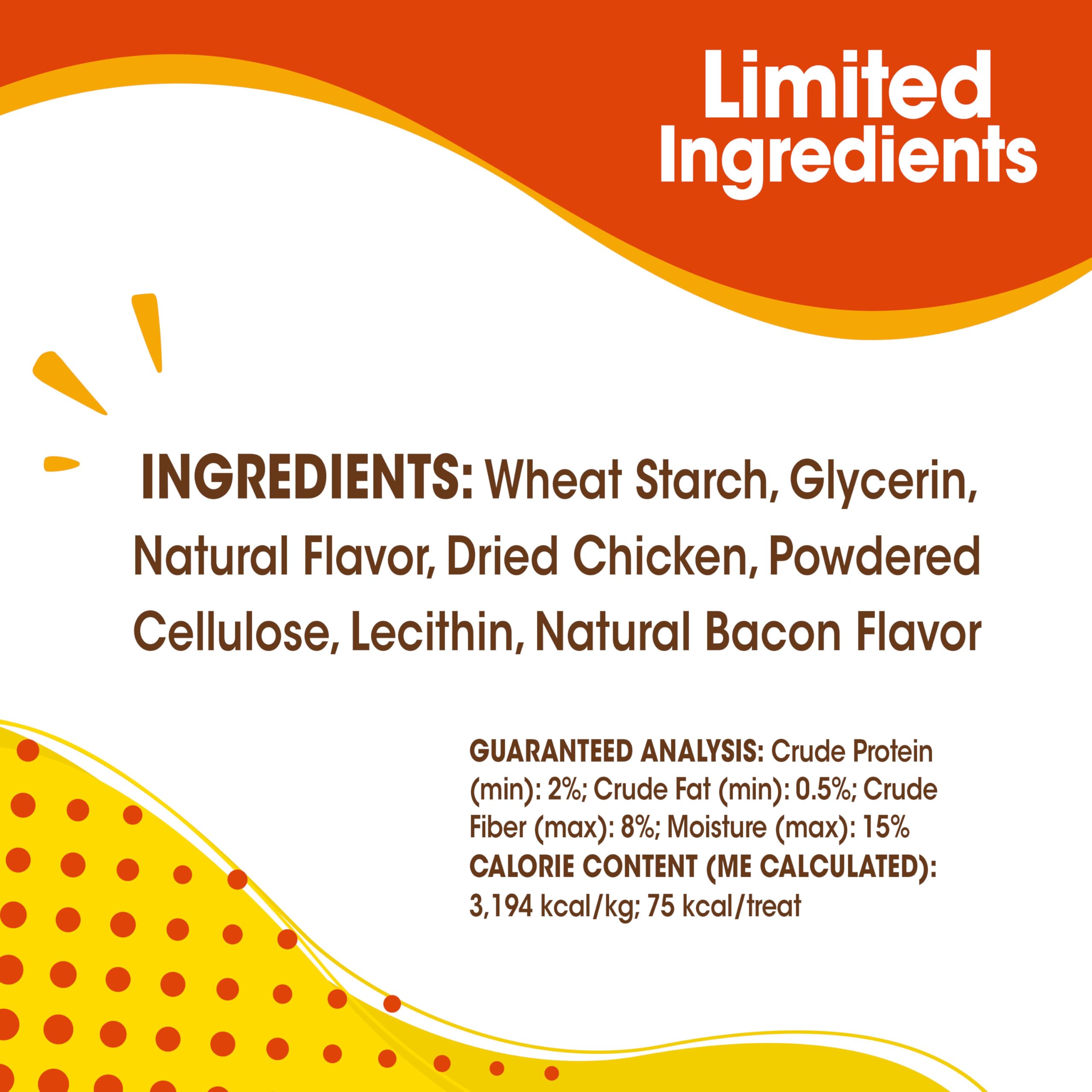 Nylabone Nubz dental benefits graphic communicates cleaner teeth and fresher breath potential.