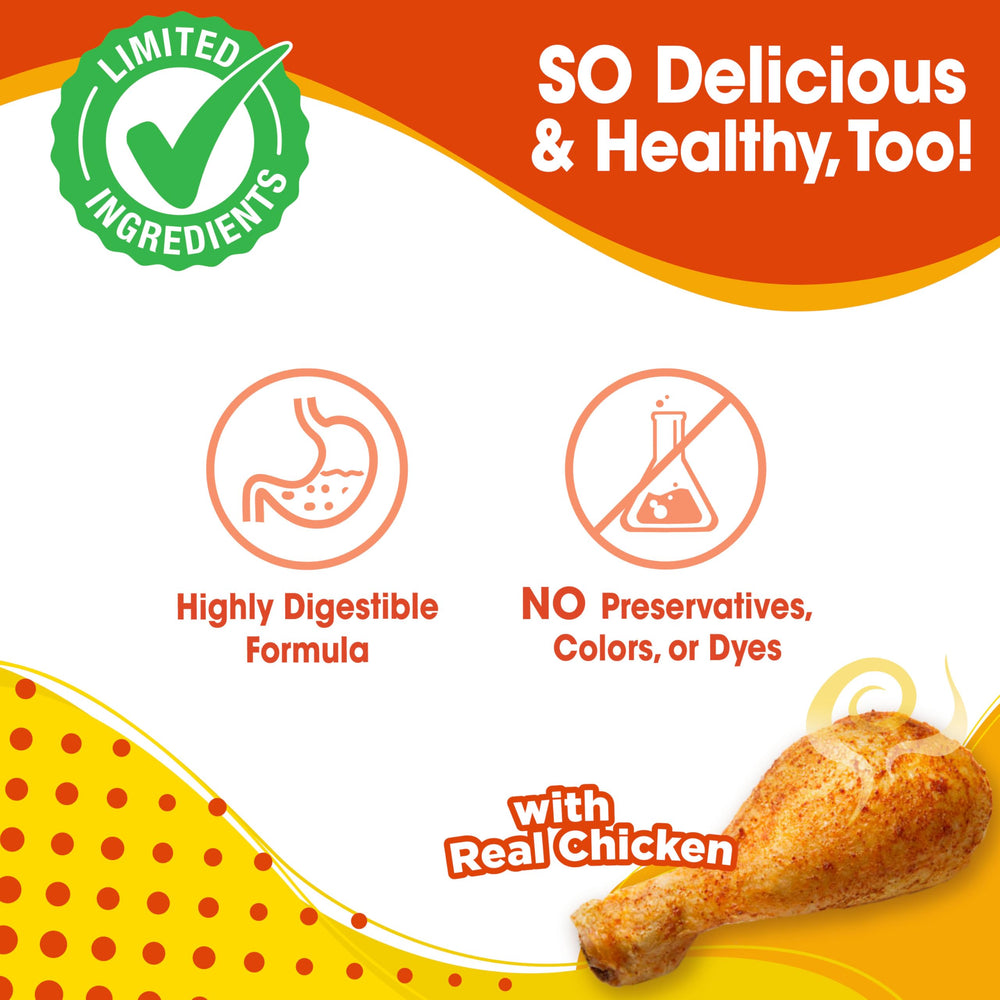 Nylabone Nubz USA Made label reinforces quality from domestically produced ingredients.