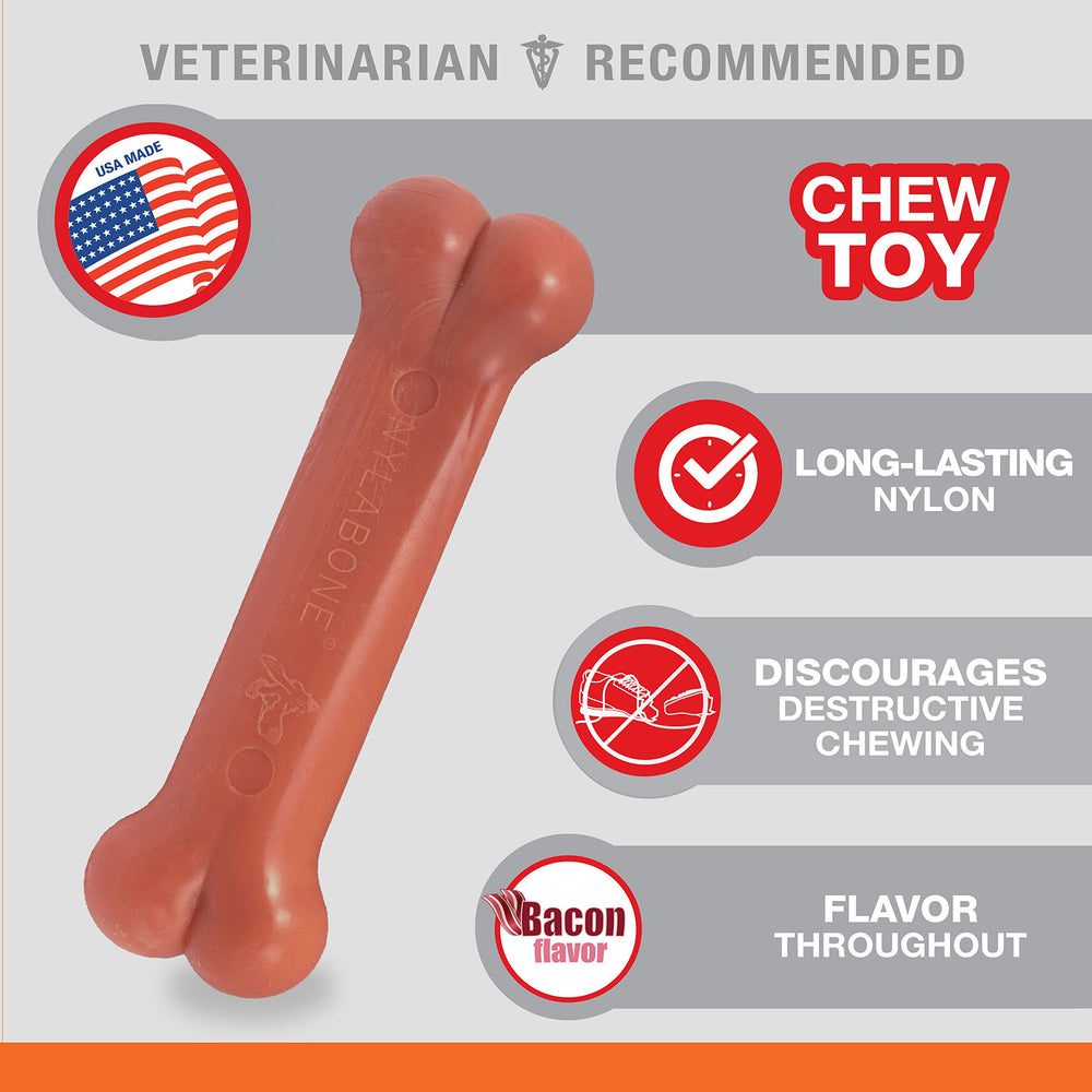Nylabone Original Bone Power Chew Toy durable nylon construction for tough chewers