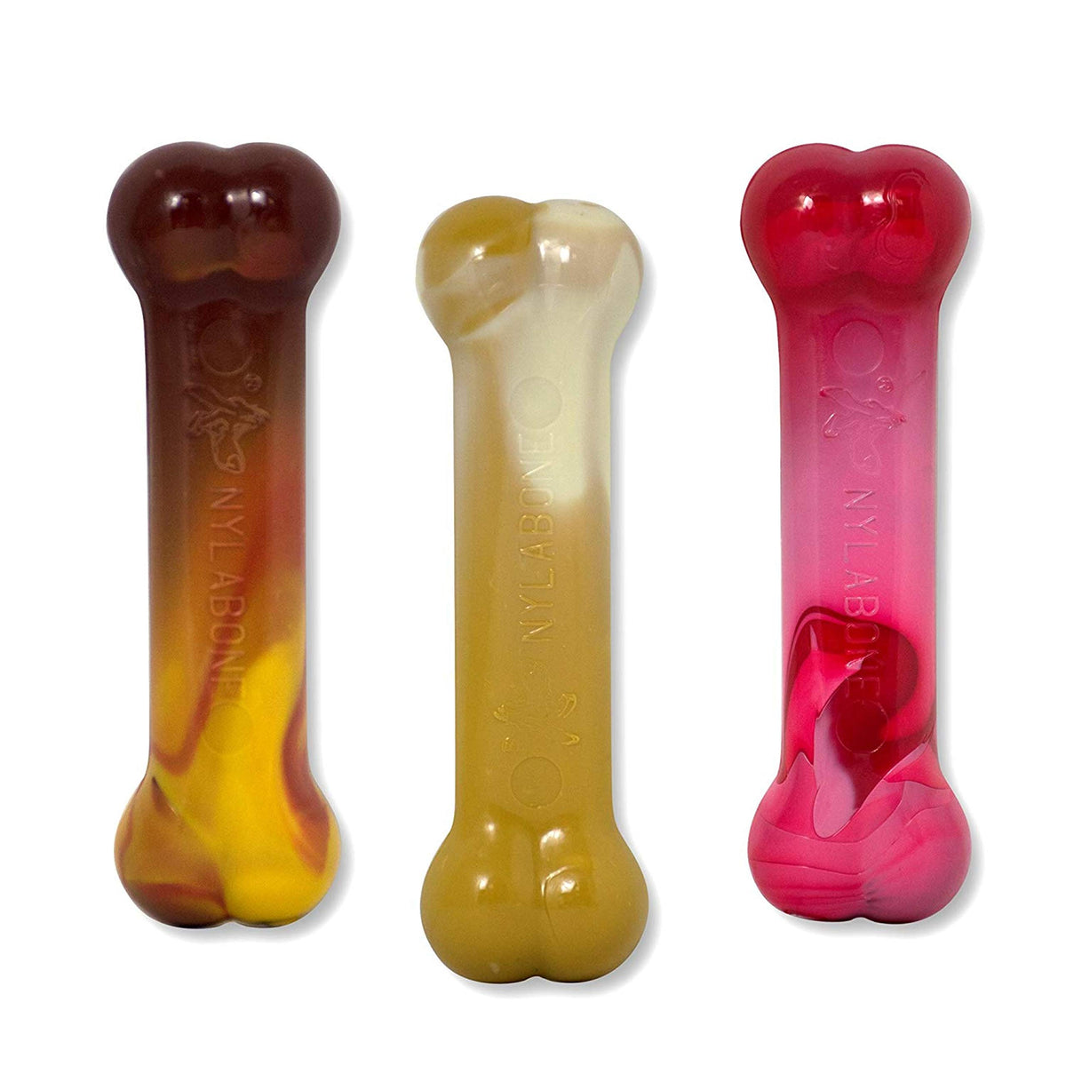 Nylabone Original Bone Power Chew Toy front view for aggressive chewers and durable daily chews.