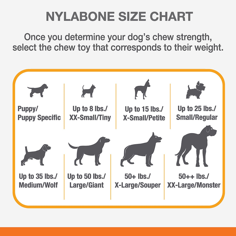 Nylabone Original Bone USA made badge signals American craftsmanship and durable construction.